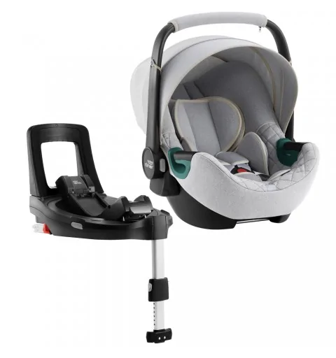 Britax-Römer Baby-Safe 3 i-Size - fotelik samochodowy 0-13 kg zestaw z bazą | Nordic Grey